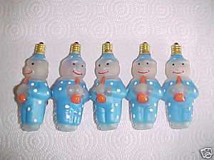 25 Spotted Clown Figural Christmas Lights  