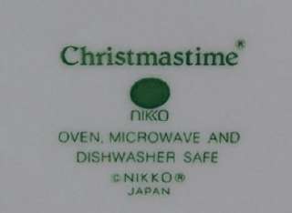 Nikko Christmastime Salad / Dessert Plates NEW  
