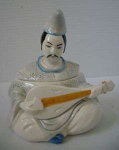Japan Sigma Tastesetter Kabuki Player Lidded Box Figurine  