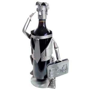  Esquire Attorney Wine Bottle Holder H&K Steel Sculpture 