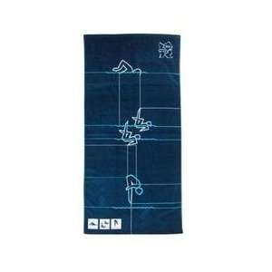  Olympics 2012 Blue Swim Towel
