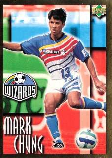 1997 Upper Deck MLS Gold Parallel Card Mark Chung #17  