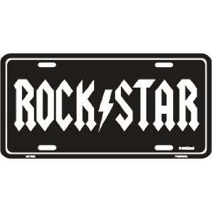  Rock Star Rockstar Metal License Plate Car Tag Sports 