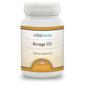 Borage Oil (1000 mg)   60 Softgel Capsules