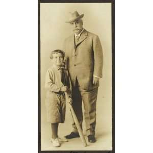  Ralph Adams Starkweather,father,baseball bat,c1900