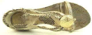 CIRCA JOAN&DAVID EGAN Gold Womens Shoes Sandals 8.5  