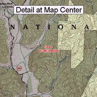  USGS Topographic Quadrangle Map   Globe, North Carolina 