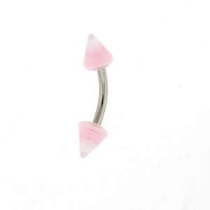   STRIPES Gauge 16, Ball Size 4mm, Length 9mm Sold as a Pair Jewelry