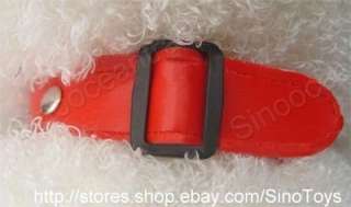 LYING BIG SNOOPY DOG PUPPY RED LEATHER COLLAR LARGE 26  