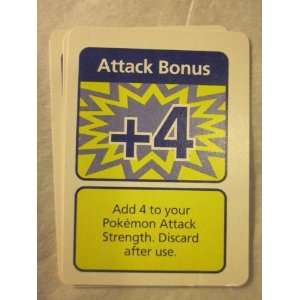  Game Piece Pokemon Master Trainer 1999 Pokemon Item Card Attack 