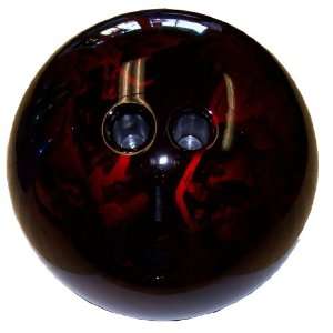 Bowling Ball Coin Coin Bank Red/Black Regulation Size  