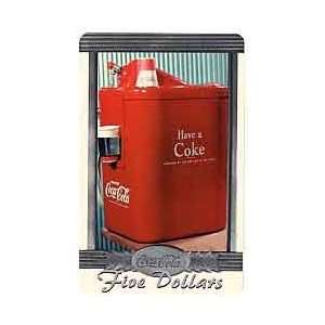 Coca Cola Collectible Phone Card Coke National 96 $5. Silver. Old 