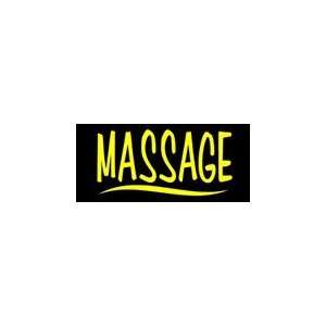  Massage Simulated Neon Sign 12 x 27