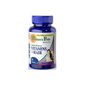  Vitamins for the Hair Time Release 90 Tablets Beauty