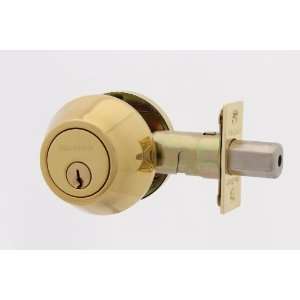   6503 Bright Brass Double Cylinder Solid Brass Forged Deadbolt 650
