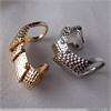  Gold/Silver Armour Knuckle Cage Full Finger Gothic Punk Ring  