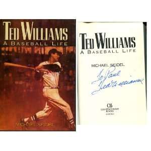  Ted Williams Autographed A Baseball Life Book Sports 