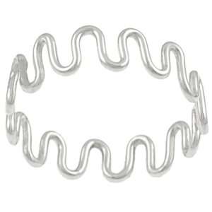  Sterling Silver Wave Ring Jewelry