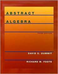 Abstract Algebra, (0471433349), David S. Dummit, Textbooks   Barnes 