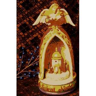    Jim Shore Musical Nativity Angel Silent Night