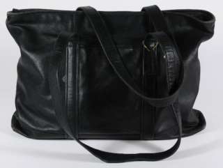 Coach Black Leather Soho Tote Shopper Carry All Shoulder Bag Handbag 