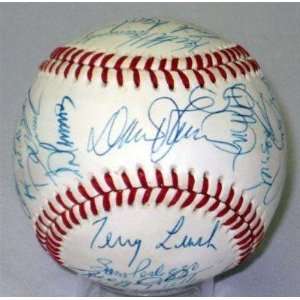   York Mets Team Signed Baseball 30 Sigs Gai Coa   Autographed Baseballs