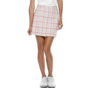  Oakley Plaid Palm Skort Womens Sportswear Skirts   Wood 