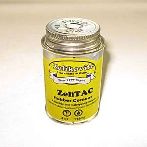 ZeliTAC Rubber Cement glue leather shoe repair 4oz  