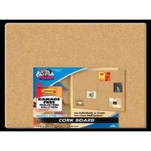   Cork Canvas Tile with 3M Command Tape 14x14  Pack of 4 Toys & Games