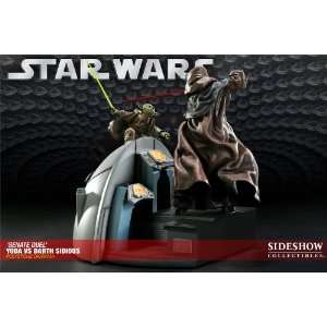  Yoda Vs Darth Sidious Diorama From Sideshow Toys & Games