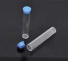 30 Acrylic Vial Storage Containers W/ Blue Lid 6x1.2cm