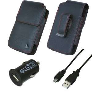 VERIZON Samsung Droid Charge Premium Pouch, USB Car Charger, USB Data 