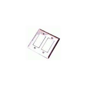  Decora 2 Port Wall Plate, Stainless Steel 