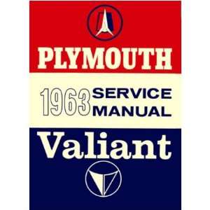    1963 PLYMOUTH BELVEDERE FURY SAVOY VALIANT Shop Manual Automotive
