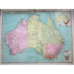  MAP c1890 AUSTRALIA COMMONWEALTH COMMUNICATIONS