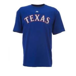 Majestic Mens Texas Rangers Josh Hamilton #32 T shirt  
