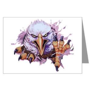  Greeting Card Bald Eagle Rip Out 