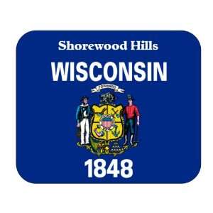  US State Flag   Shorewood Hills, Wisconsin (WI) Mouse Pad 