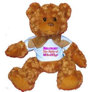  Mollyology The Study of Molly Plush Teddy Bear with BLUE T 
