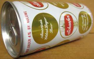 SCHAEFER BEER 10oz CAN for PUERTO RICO, Lehigh Valley, PENNSYLVANIA 