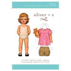  Oliver + S Patterns puppet Show Tunic, Dress & Bloomer 
