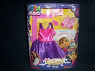 Dora The Explorer Dress Up Doll Clothes Outfit Set Collection Birthday 