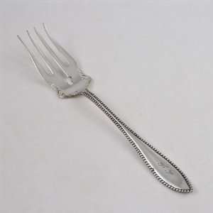  Vesta by 1847 Rogers, Silverplate Cold Meat Fork, Monogram 