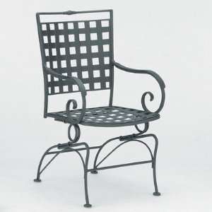  Sheffield Coil Spring Dining Arm Chair with Arm Rest 