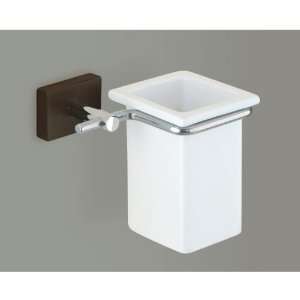   Toothbrush Holder With Chrome And Wood Mounting 6610 19 Home