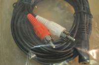 5mm Stereo Mini Jack to 2 RCA Adapter Cable 12 Feet  