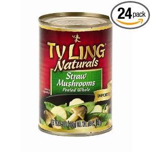 Ty Ling Straw Mushrooms, 15 Ounce Cans (Pack of 24)  
