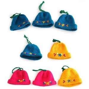  Ornaments, Andean Hats (set of 8)