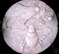 Abs Plastic Mold bee wall plaque concrete plaster mould  