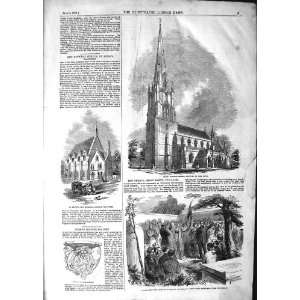  1852 CHRIST CHURCH EALING PETERS SCHOOL WALWORTH